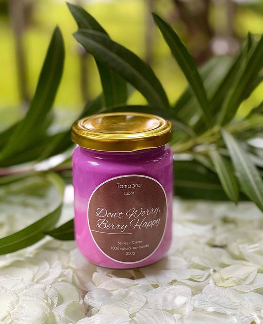 Tamaara 'Don't Worry, Berry Happy' Scented Candle